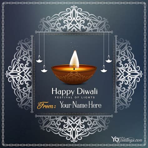 Personalized Diwali Cards .